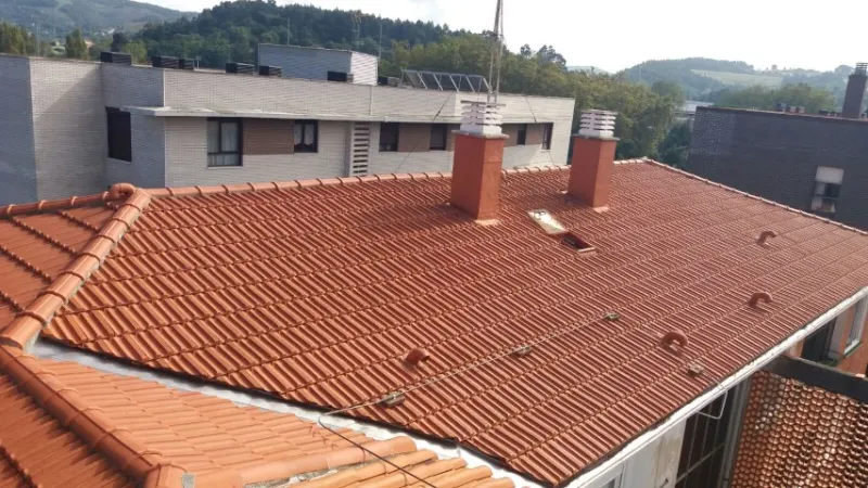 Cubierta de teja cerámica — Cubiertas y tejados por Reformas Monroy (foto 4)